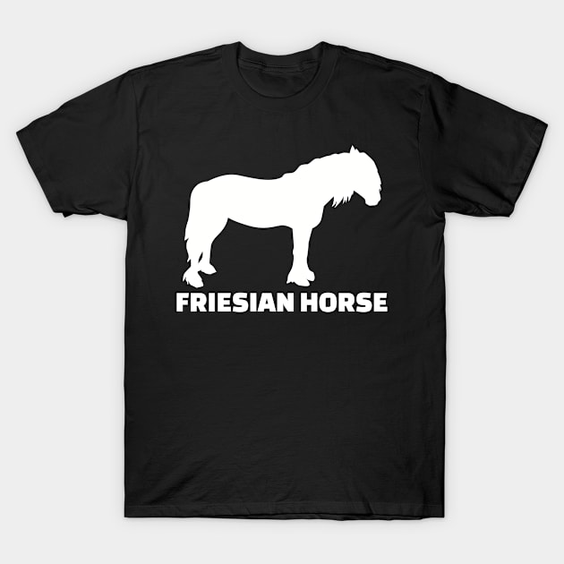 Friesian Horse T-Shirt by Designzz